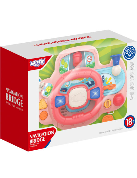 WOOPIE Kierownica Samochodowa Interaktywna z Swiatłami Dźwiękiem