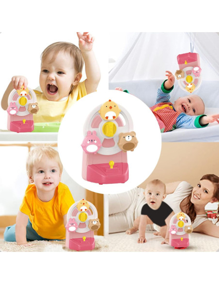 WOOPIE Pozytywka Karuzela Zwierzęta Zabawka Muzyczna Edukacyjna