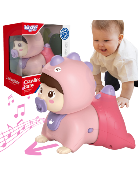 WOOPIE Raczkujący Bobas Zabawka z Melodiami Świecąca