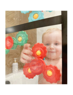 WOOPIE Gryzak Spinner Wirujący z Przyssawką Zestaw 3 szt 2