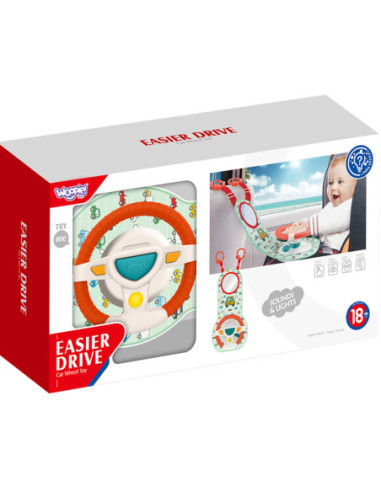 WOOPIE Kierownica Interaktywna Do Samochodu Zestaw Małego Kierowcy