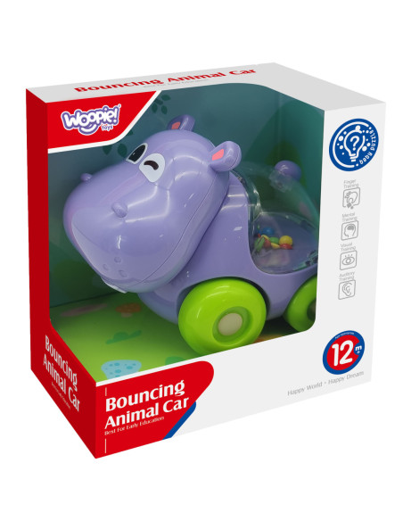 WOOPIE Grzechotka Samochodzik Pojazd Hipopotam