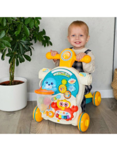 WOOPIE BABY 4in1: Schiebewagen, Lauflernwagen, Lern-Tisch, Roller 2