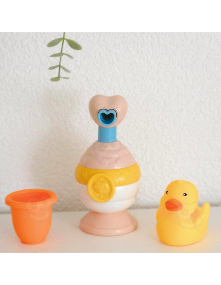 WOOPIE Zabawki do Kąpieli Kubeczek + Kaczuszka + Dozownik Mydła Zestaw