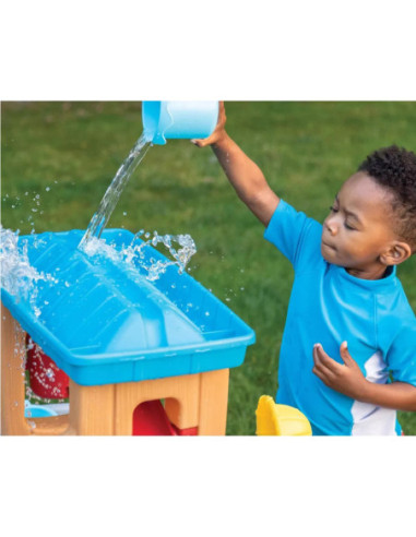 Step2 Stół Wodny z Deszczownicą Wiaderkiem i Lejkiem + Zwierzątka