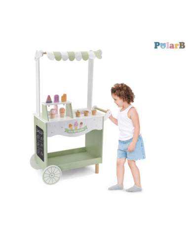 VIGA PolarB Drewniany Stragan z Lodami Lodziarnia Mobilna