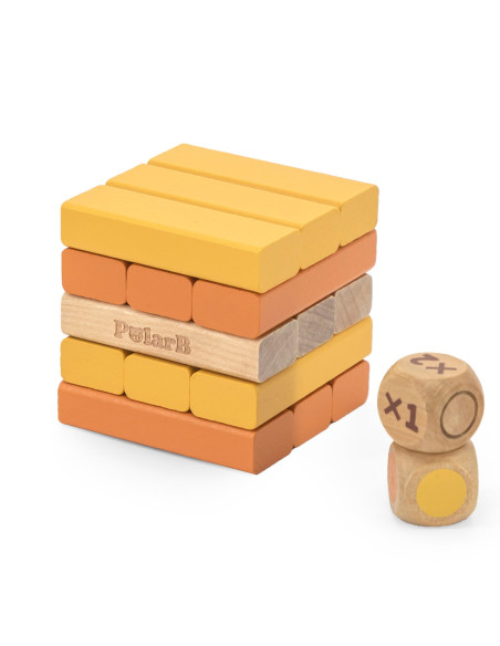 VIGA PolarB Drewniana Gra Wieża Układanka