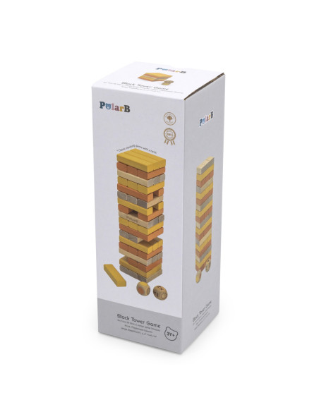 VIGA PolarB Drewniana Gra Wieża Układanka
