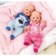 Śpioszki dla lalki Baby Born 43 cm w kolorze niebieskim