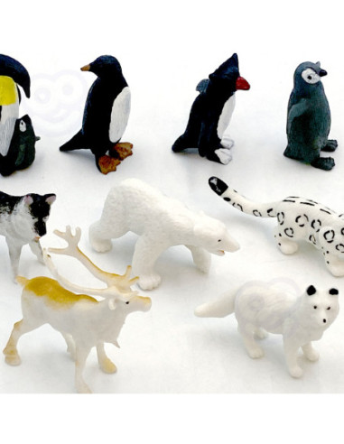 WOOPIE Zestaw Figurki Zwierzęta Arktyczne 15 szt.