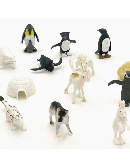WOOPIE Zestaw Figurki Zwierzęta Arktyczne 15 szt.
