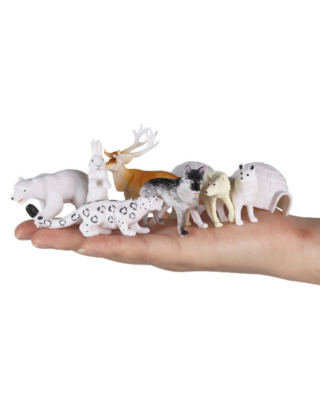 WOOPIE Zestaw Figurki Zwierzęta Arktyczne 15 szt.