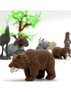 WOOPIE Zestaw Figurki Dzikie Zwierzęta 15 szt. 2