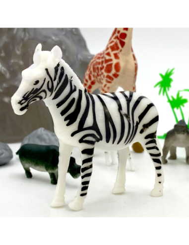 WOOPIE Zestaw Figurki Zwierzęta Safari 34 szt.