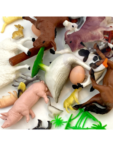 WOOPIE Zestaw Figurki Zwierzęta Farma 34 szt.
