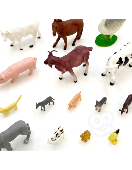 WOOPIE Zestaw Figurki Zwierzęta Farma 34 szt.