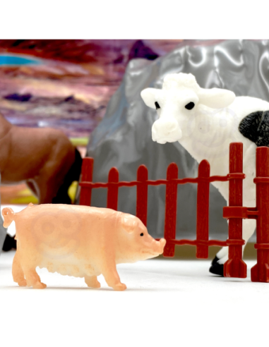 WOOPIE Zestaw Figurki Zwierzęta Farma 34 szt.