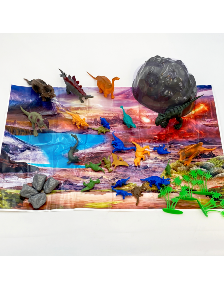 WOOPIE Zestaw Figurki Dinozaury 34 szt.