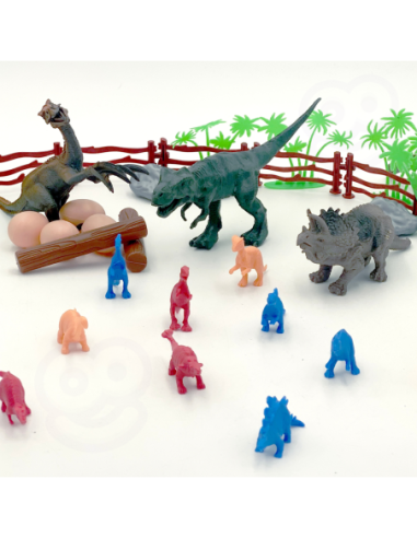 WOOPIE Zestaw Figurki Dinozaury 40 szt.