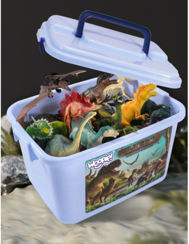 WOOPIE Zestaw Figurki Dinozaury 40 szt.
