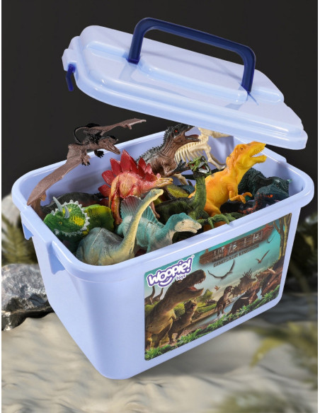 WOOPIE Zestaw Figurki Dinozaury 40 szt.