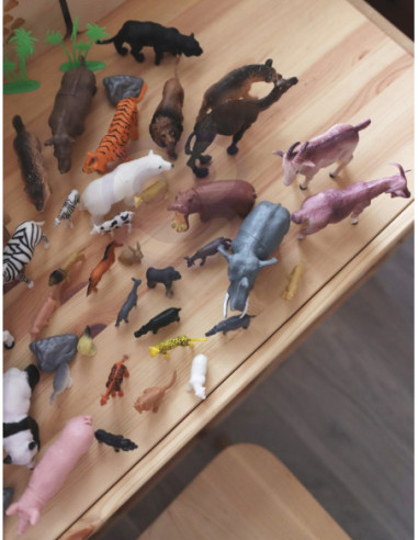 WOOPIE Zestaw Figurki Zwierzęta XXL 58 szt.