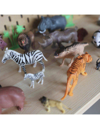 WOOPIE Zestaw Figurki Zwierzęta XXL 58 szt.