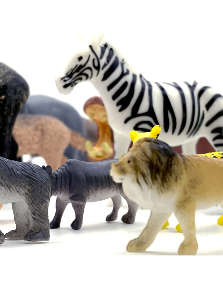 WOOPIE Zestaw Figurki Zwierzęta XXL 58 szt.