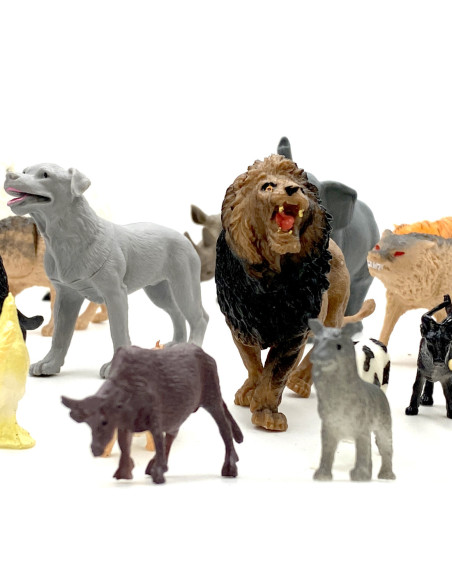 WOOPIE Zestaw Figurki Zwierzęta XXL 58 szt.