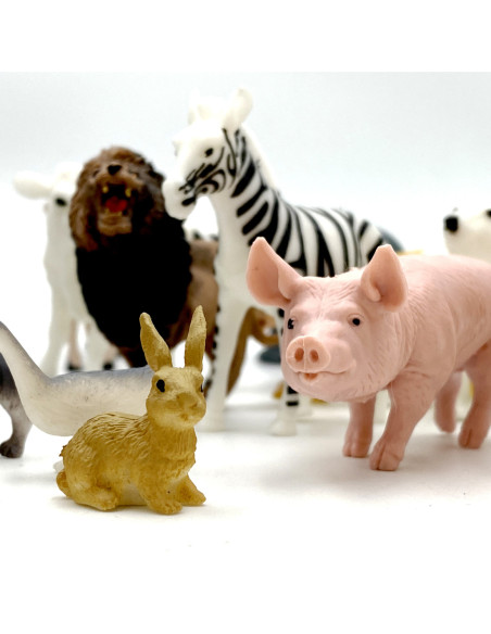 WOOPIE Zestaw Figurki Zwierzęta XXL 58 szt.