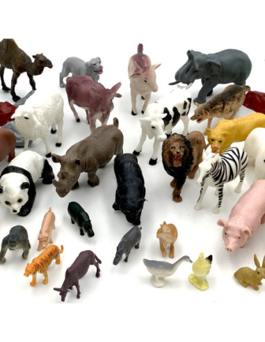 WOOPIE Zestaw Figurki Zwierzęta XXL 58 szt.