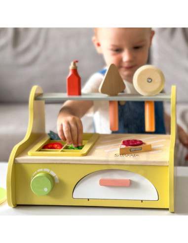 CLASSIC WORLD Drewniany Piec do Pizzy Oven Pizza 3+ FSC