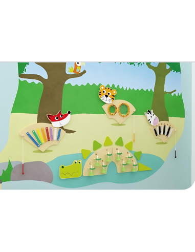 CLASSIC WORLD EDU Muzyczna Tablica Ścienna ZEBRA