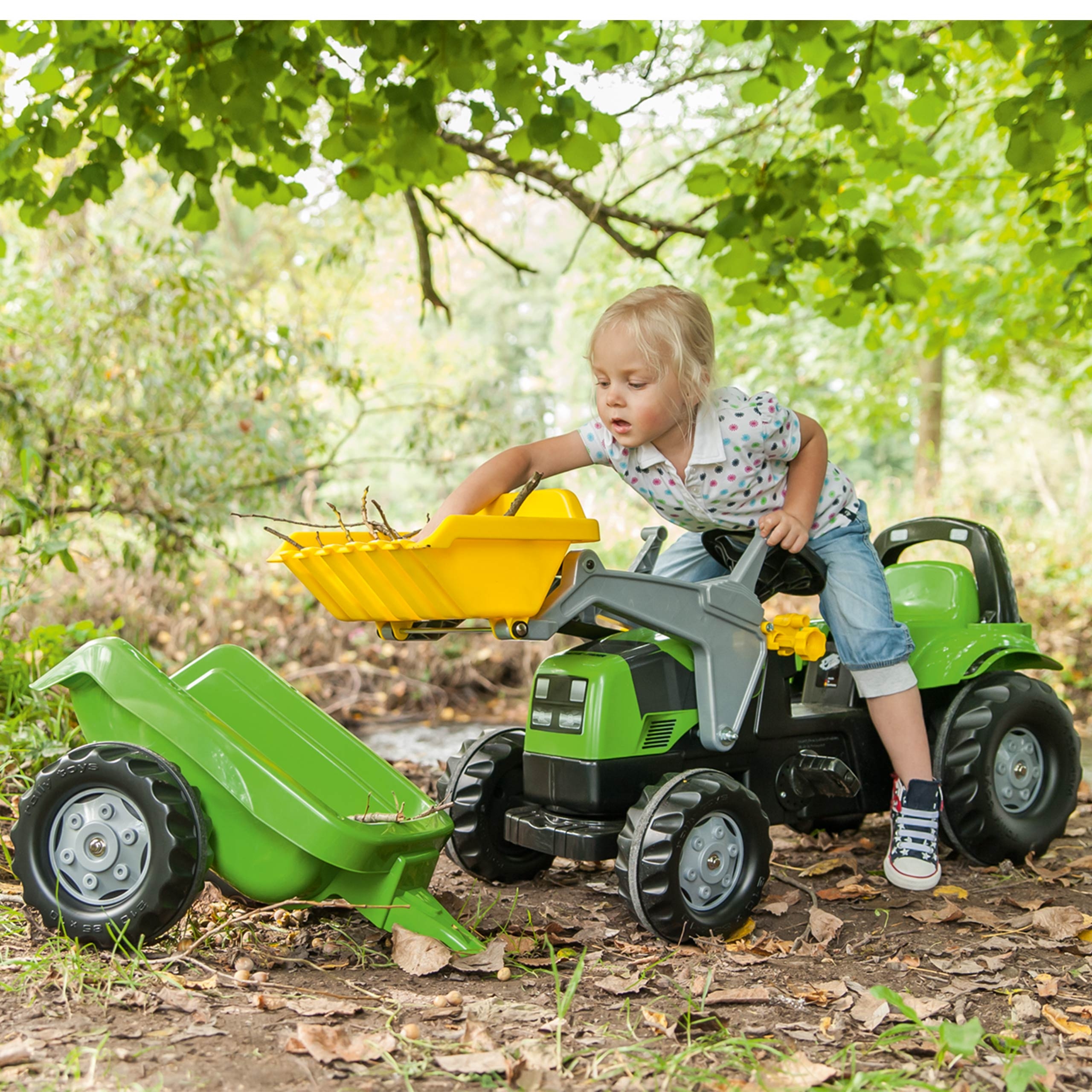Rollykid deutz-fahr traktor z przyczepką