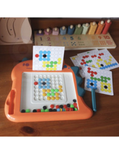 WOOPIE Tablica Magnetyczna dla Dzieci Montessori MagPad Dinozaur 2