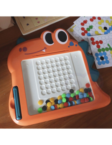 WOOPIE Tablica Magnetyczna dla Dzieci Montessori MagPad Dinozaur