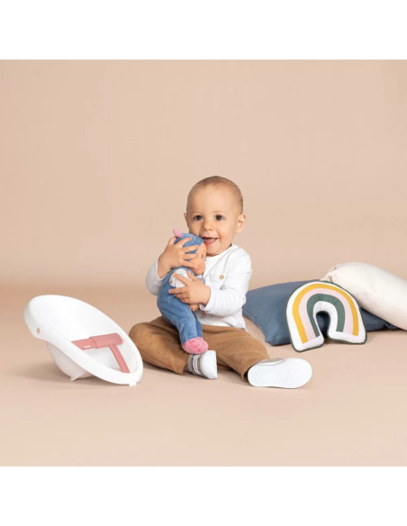 Smoby Little Chodzik Pchacz 3w1 Wózek dla Dzieci + Lalka Bobas