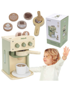 VIGA PolarB Drewniany Ekspres do Kawy Zielony + Akcesoria