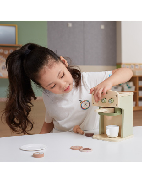 VIGA PolarB Drewniany Ekspres do Kawy Zielony + Akcesoria