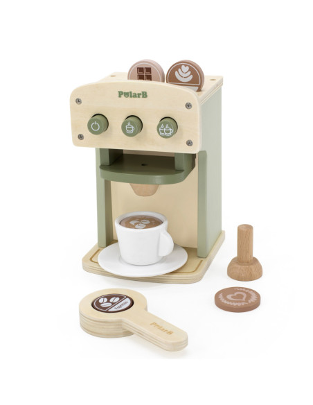 VIGA PolarB Drewniany Ekspres do Kawy Zielony + Akcesoria