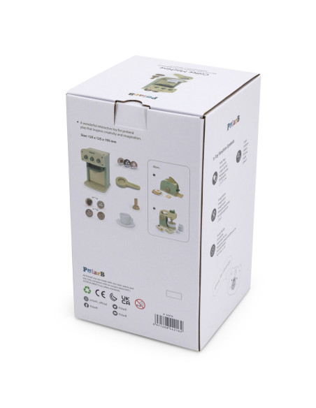 VIGA PolarB Drewniany Ekspres do Kawy Zielony + Akcesoria