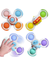 WOOPIE BABY Spinner Zabawka Sensoryczna Rakieta Kosmita Ufo 3 szt.