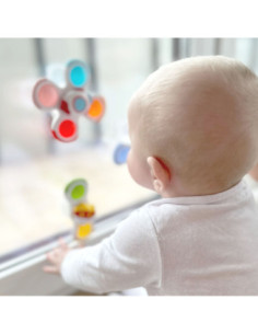 WOOPIE BABY Spinner Zabawka Sensoryczna Rakieta Kosmita Ufo 3 szt. 2