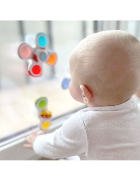 WOOPIE BABY Spinner Zabawka Sensoryczna Rakieta Kosmita Ufo 3 szt.