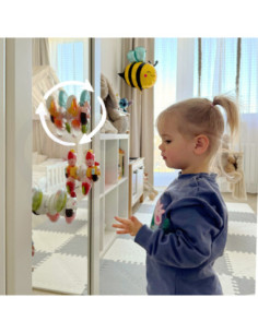 WOOPIE BABY Spinner Zabawka Sensoryczna Pszczoła Kurczak Królik Wymienne 3 szt. 2