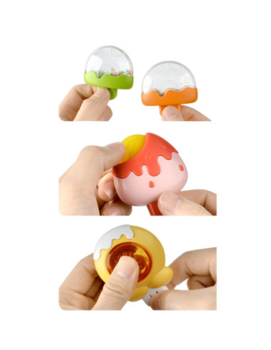 WOOPIE BABY Spinner Zabawka Sensoryczna Pszczoła Kurczak Królik Wymienne 3 szt.
