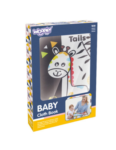 WOOPIE Książeczka Kontrastowa Sensoryczna Dla Niemowląt