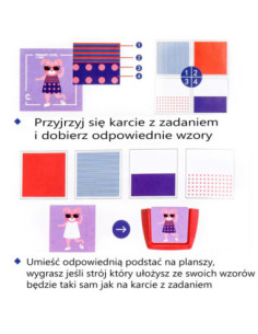Woopie Zmień Strój Gra Logiczna Edukacyjna Planszowa 2