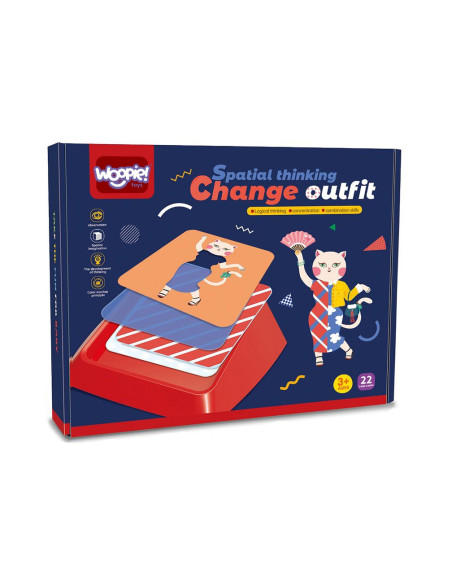 Woopie Zmień Strój Gra Logiczna Edukacyjna Planszowa