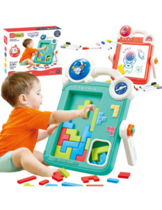 WOOPIE Dwustronna Tablica do Rysowania Gra Tetris 2w1